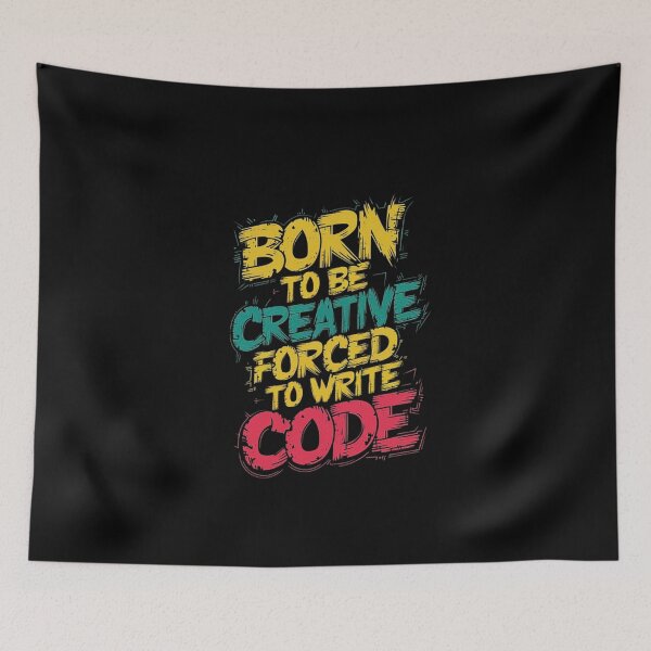 Item preview, Balancing Creativity and Coding: The Artistic Struggle of a Coder’s Life designed and sold by love3617.