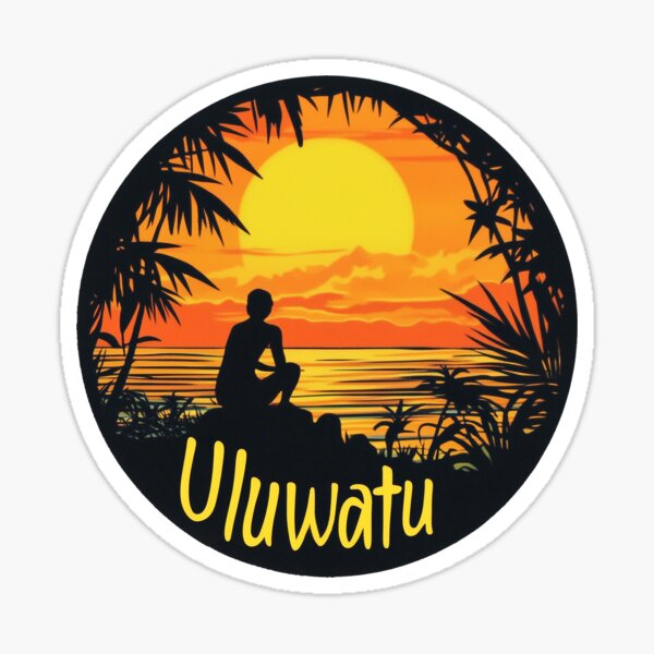 Aperçu de l'œuvre Uluwatu, Bali créée et vendue par WildernessTees.