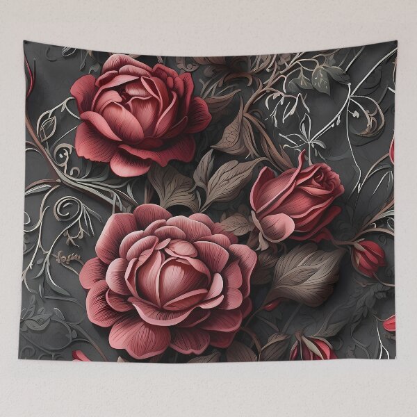 Item preview, Gothic Lace Red Rose designed and sold by MysticalSVK.