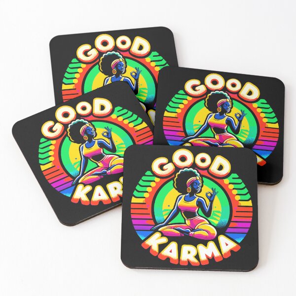 Item preview, Colorful Good Karma Graphic Design designed and sold by Artbyminga.