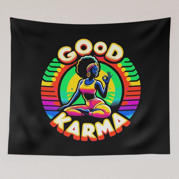 Item preview, Colorful Good Karma Graphic Design designed and sold by Artbyminga.