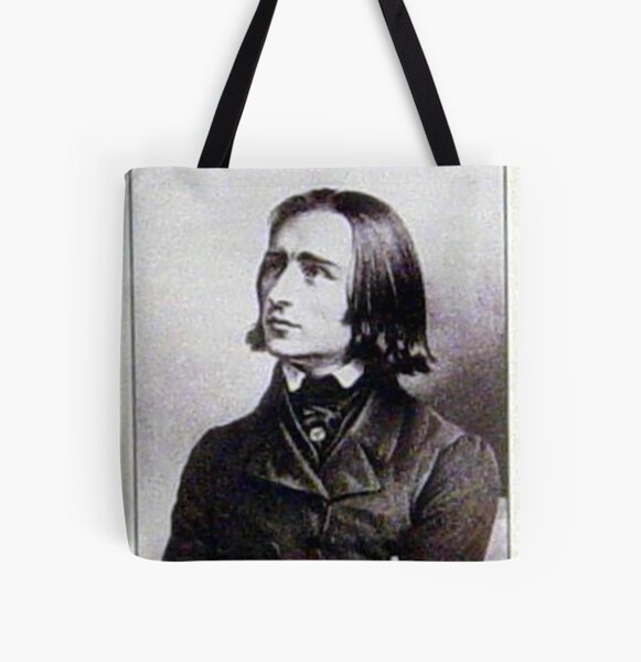 Franz Liszt giving piano recital Tote Bag for Sale by