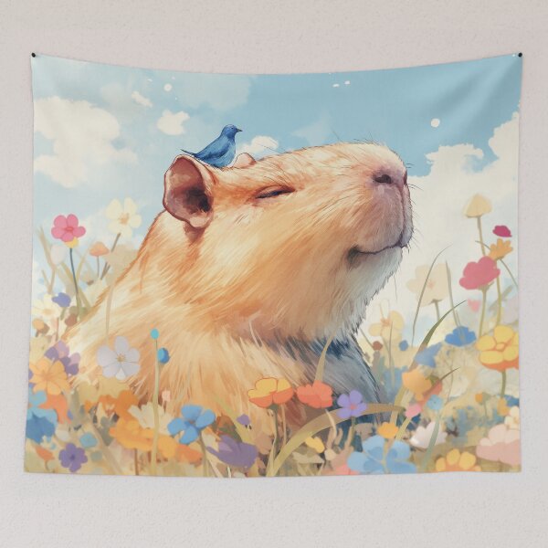 Item preview, Capybara Blissful Happiness designed and sold by AshiraCreations.