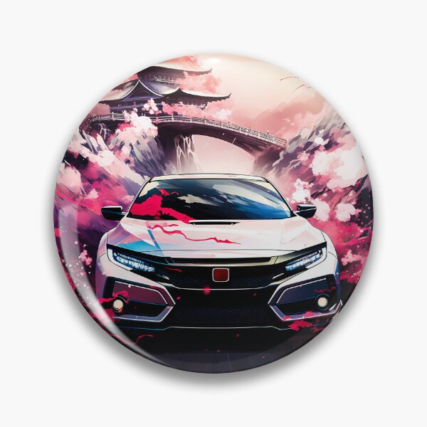 Item preview, Cherry Blossom Storm Japanese Hot Hatch Temple's Shadow designed and sold by RevUpDesign.