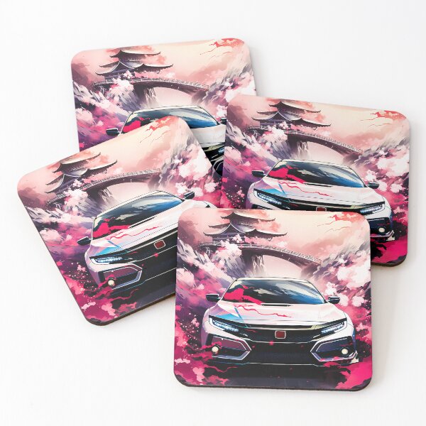 Item preview, Cherry Blossom Storm Japanese Hot Hatch Temple's Shadow designed and sold by RevUpDesign.