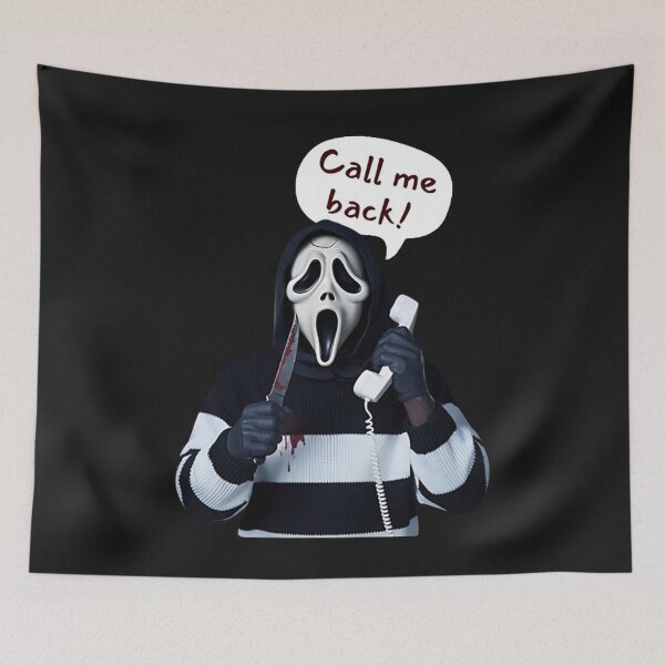 Item preview, Call me back! Ghostface Scream movie designed and sold by Vicky021.