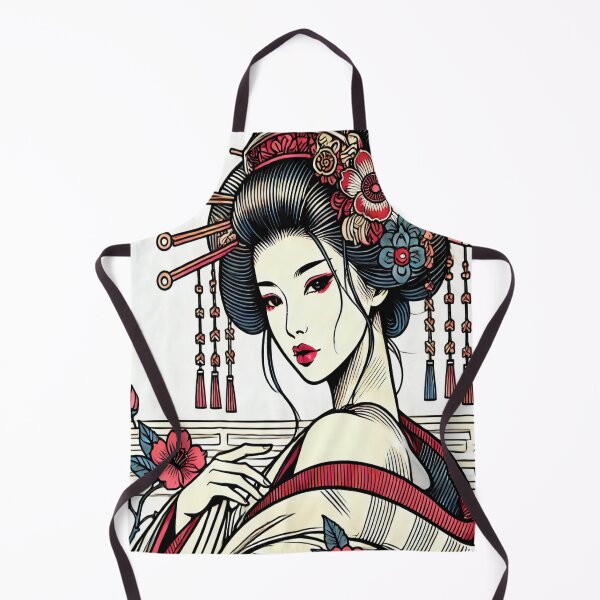 Item preview, Vibrant Pop Ukiyo-e Geisha Art - Traditional Meets Modern by Sakura Kawaii Studio designed and sold by SakuraJapanArt.