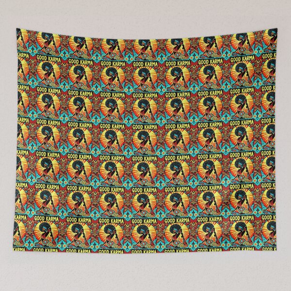 Item preview, Good Karma Yoga Pose Graphic Design designed and sold by Artbyminga.