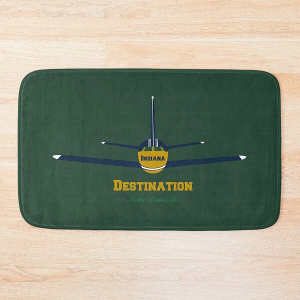 Item preview, Destination Notre Dame Indiana IN Airplane Airport Logo  designed and sold by Lartheviking.