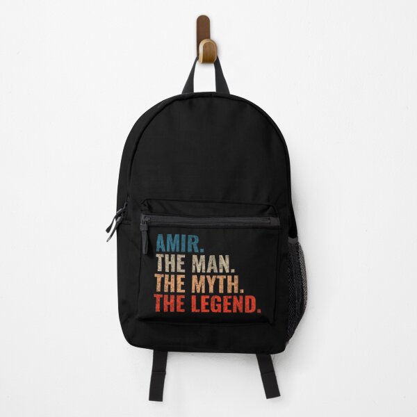 Item preview, Amir The Man The Myth The Legend Amir Name Retro 70s distress designed and sold by Teelogic.