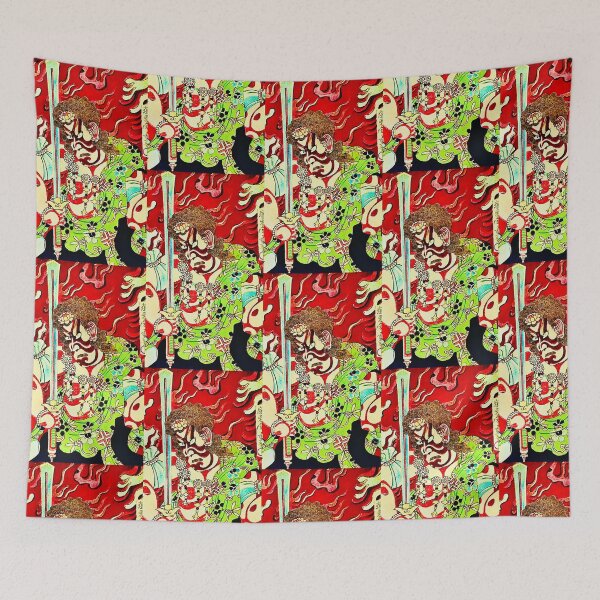 Item preview, Fudo Myoo Buddha Ukiyo designed and sold by Daruma786.