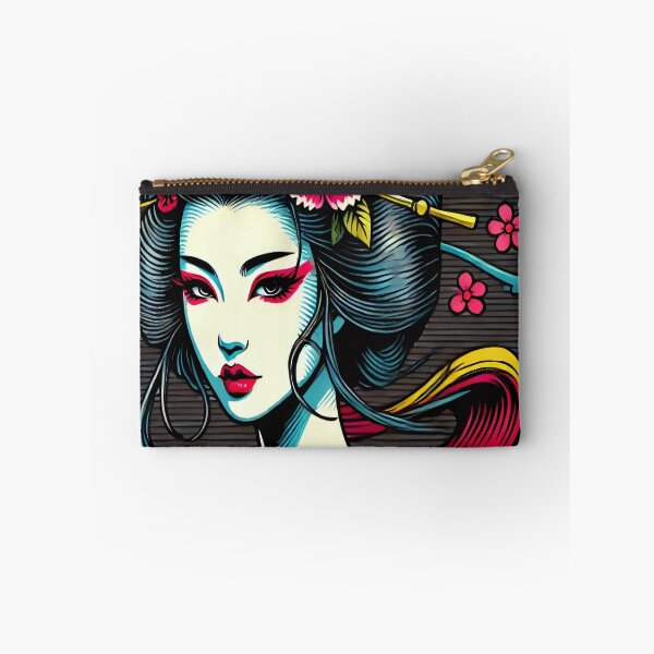 Item preview, Bold Pop Art Ukiyo-e Geisha - Vibrant Japanese Fusion by Sakura Kawaii Studio designed and sold by SakuraJapanArt.