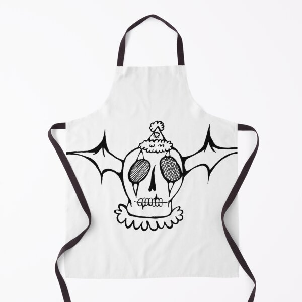 Item preview, Skeleton Clown Bat Wings Flying Skull Jester designed and sold by KayTurtless.