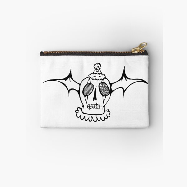 Item preview, Skeleton Clown Bat Wings Flying Skull Jester  designed and sold by KayTurtless.