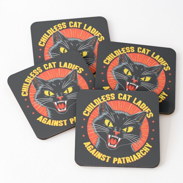 Item preview, Childless Cat Lady Against Patriarchy designed and sold by wowwowmeow.