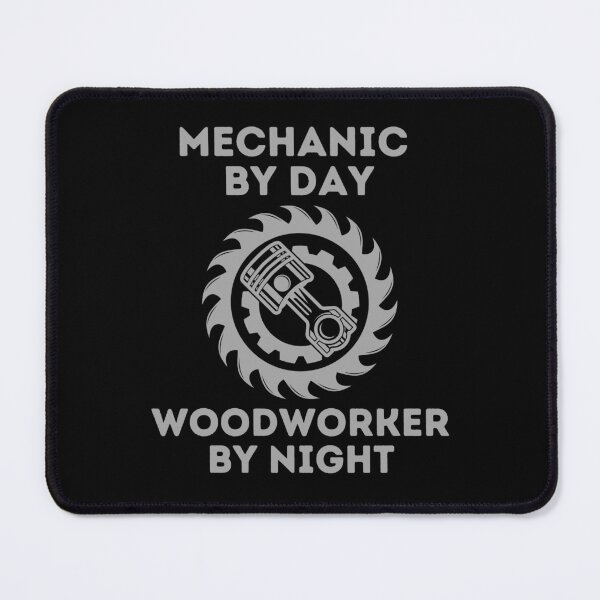 Item preview, Mechanic By Day - Woodworker By Night designed and sold by SwejdDesign.
