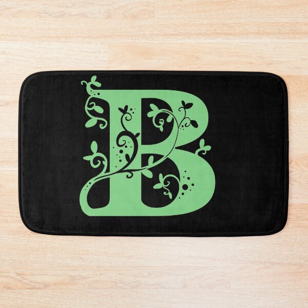 Item preview, Green Capital Letter B With Vines V3 designed and sold by Victoria Lehnard.