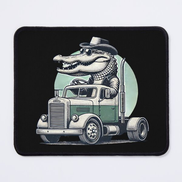 Item preview, Cool Gator on the Road. designed and sold by Linework Studio.