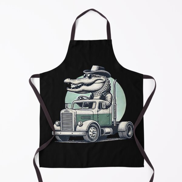Item preview, Cool Gator on the Road. designed and sold by Linework Studio.
