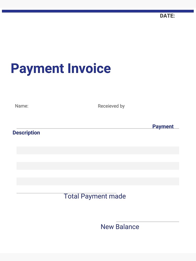 Thumbnail 2 of 2, Greeting Card, Invoice Payment Template designed and sold by TriForceDesign.