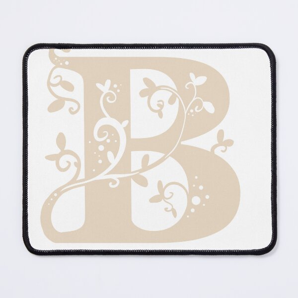 Item preview, Beige Capital Letter B With Vines designed and sold by Victoria Lehnard.