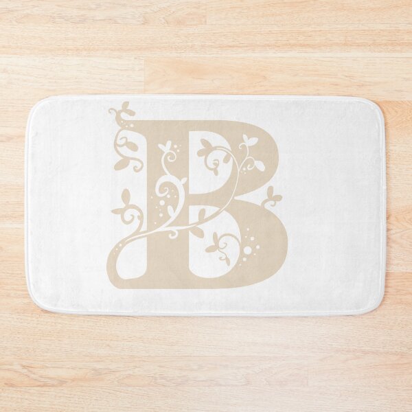 Item preview, Beige Capital Letter B With Vines designed and sold by Victoria Lehnard.