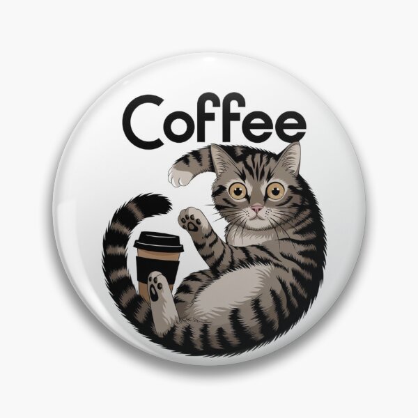 Item preview, Warrior Cats Coffee Sticker designed and sold by Playful Strokes pom@pom.
