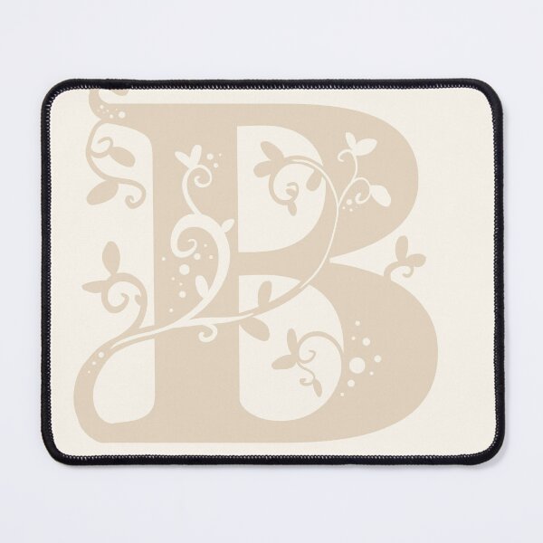 Item preview, Beige Capital Letter B With Vines V2 designed and sold by Victoria Lehnard.