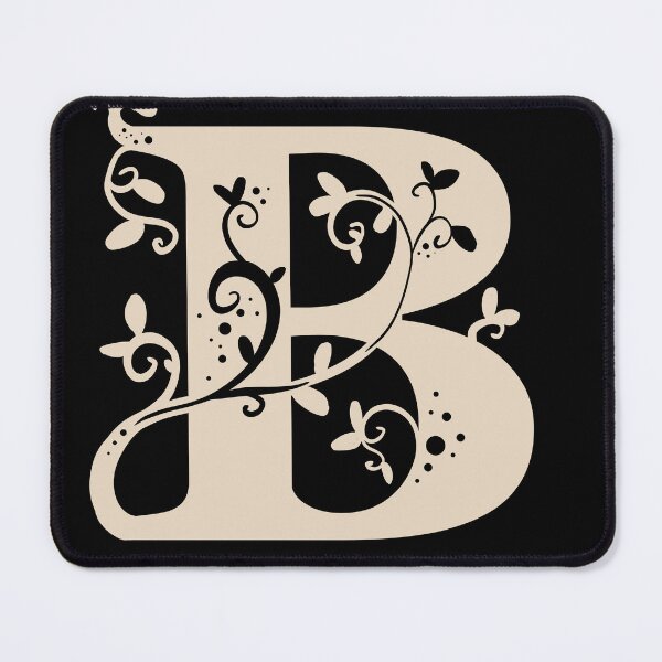 Item preview, Beige Capital Letter B With Vines V3 designed and sold by Victoria Lehnard.