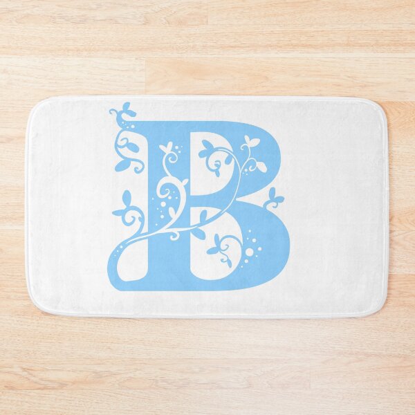 Item preview, Blue Capital Letter B With Vines designed and sold by Victoria Lehnard.