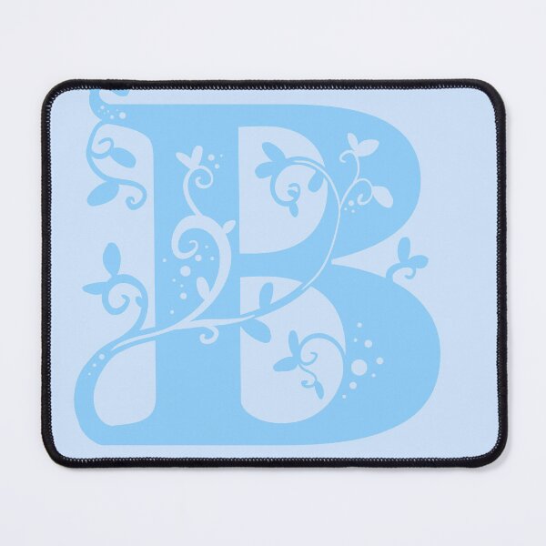 Item preview, Blue Capital Letter B With Vines designed and sold by Victoria Lehnard.