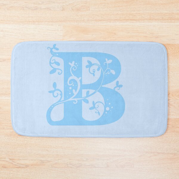Item preview, Blue Capital Letter B With Vines designed and sold by Victoria Lehnard.