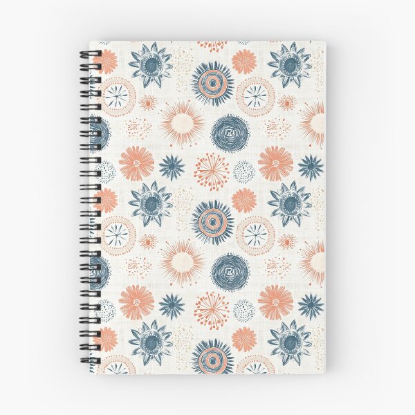 Item preview, Diseño floral retro bohemio con efecto rayos de sol: diseño vintage dibujado a mano designed and sold by MindFulStudios.