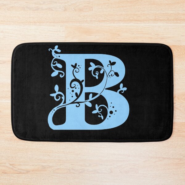 Item preview, Blue Capital Letter B With Vines V3 designed and sold by Victoria Lehnard.