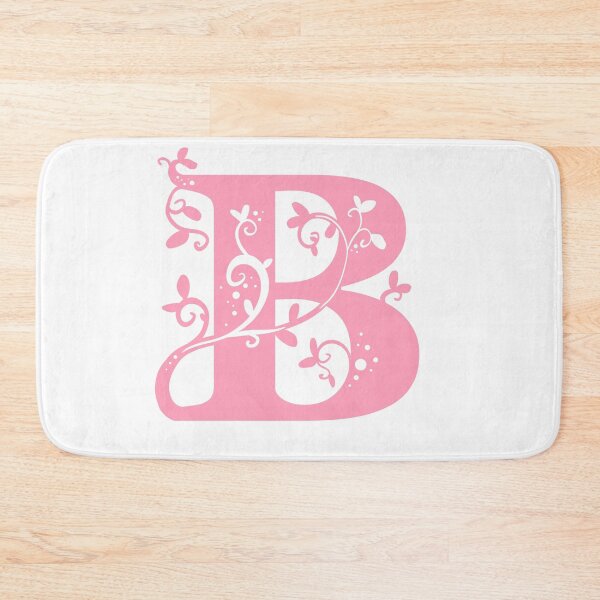 Item preview, Pink Capital Letter B With Vines designed and sold by Victoria Lehnard.