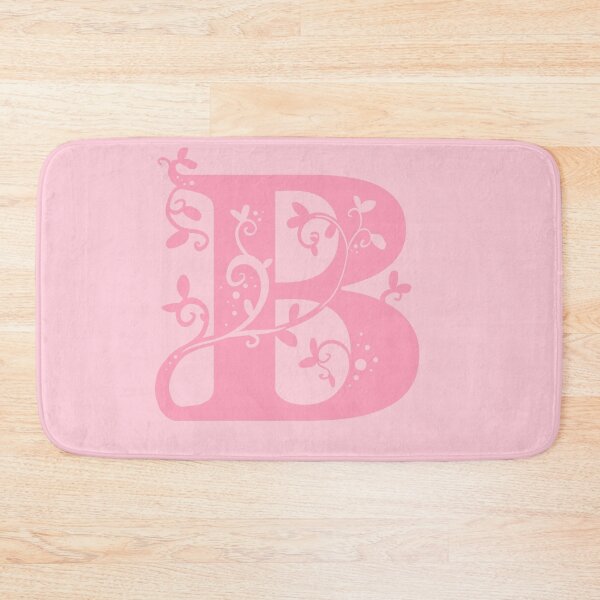 Item preview, Pink Capital Letter B With Vines V2 designed and sold by Victoria Lehnard.