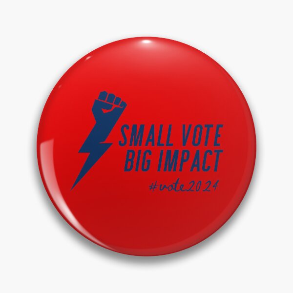 Item preview, Small Vote Big Impact - American Elections 2024 Light-Color Background designed and sold by RosmeralisShop.