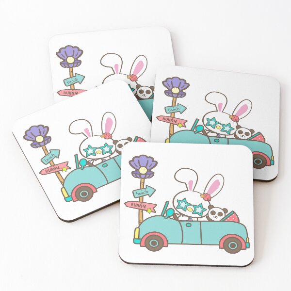 Item preview,  Buddy bunny in the car designed and sold by MilkJittima3097.