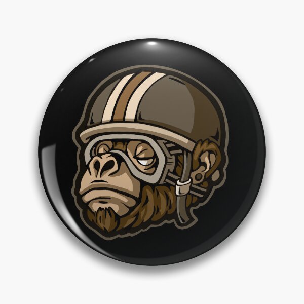 Item preview, The monkey head designed and sold by HYPERBADGE.