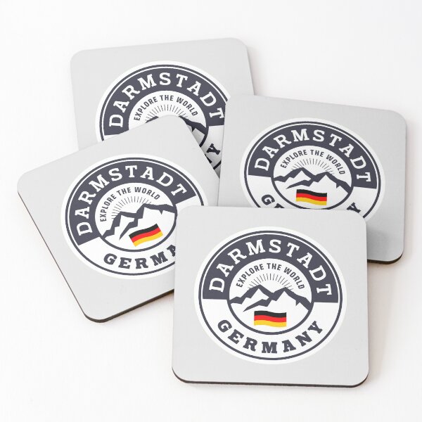 Item preview, Darmstadt Germany Black and White Crest designed and sold by World Designs.
