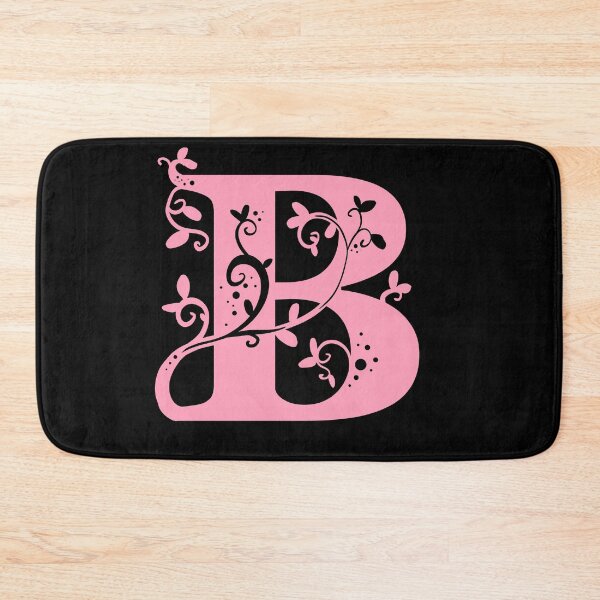 Item preview, Pink Capital Letter B With Vines V3 designed and sold by Victoria Lehnard.