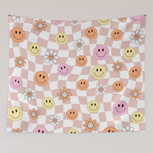 Item preview, Smiling emoticons and flowers. designed and sold by MagelliShop.