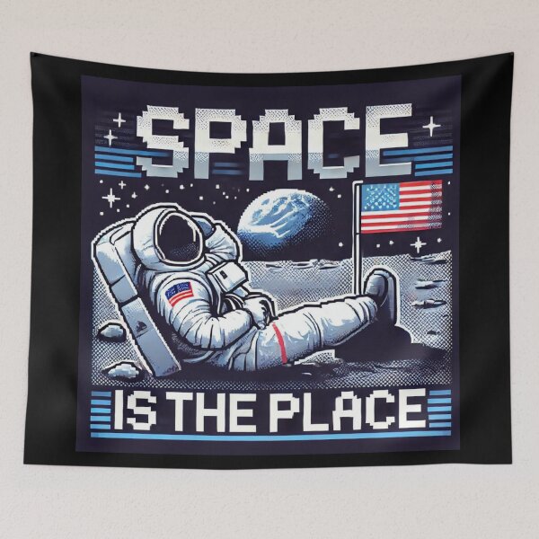 Item preview, space theme designed and sold by TEEJAMBOREE.
