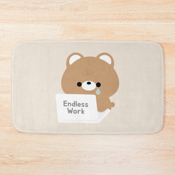 Item preview, Overworked Brown Bear designed and sold by theladyernestember.