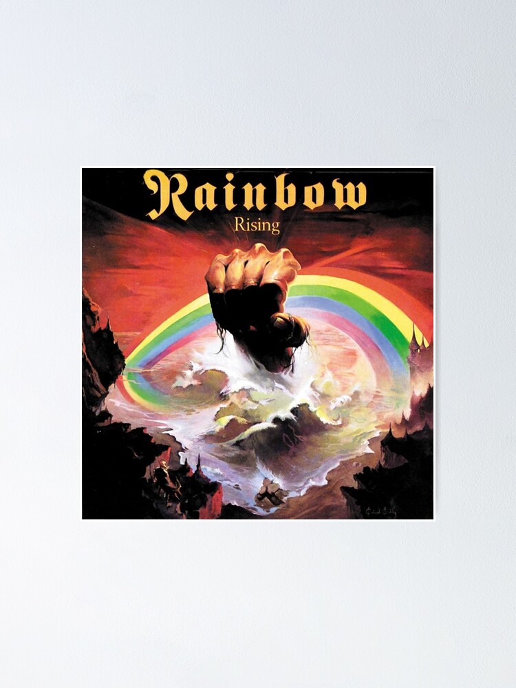 Rainbow Rainbow Rising + Poster & Obi Japanese vinyl LP