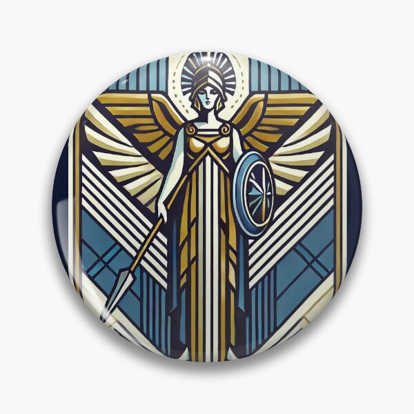 Item preview, Athena: Art Deco Goddess of Wisdom designed and sold by AlexandruStoian.