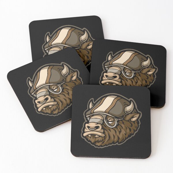 Item preview, The bison head designed and sold by HYPERBADGE.