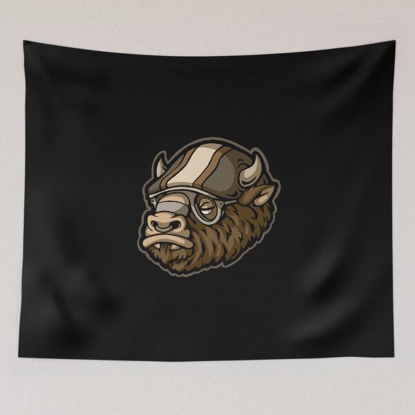 Item preview, The bison head designed and sold by HYPERBADGE.