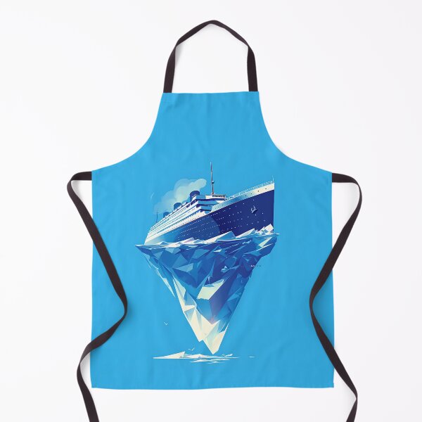 Item preview, Minimalist Illustration of Titanic's Collision with Iceberg designed and sold by Windy-market.