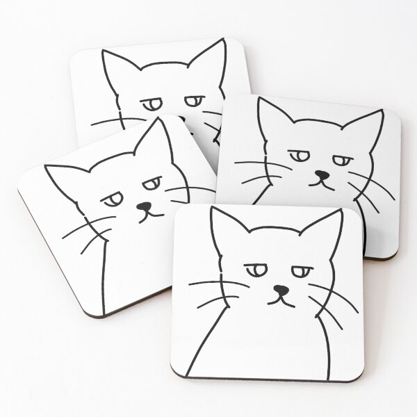 Item preview, wtf cat doodle designed and sold by jwaalaa.